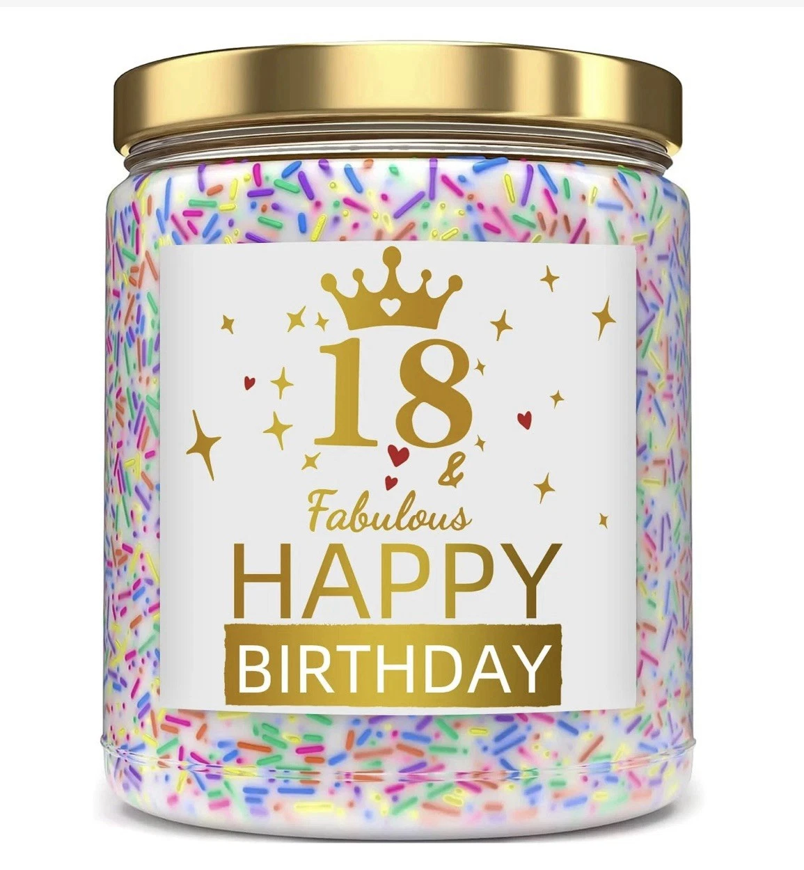 Birthday Candle 18th Birthday Candle Gardenia Aroma Birthday Sprinkle Style Gift - view 1 of 4