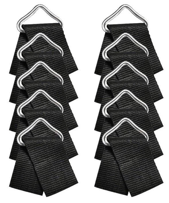 10x Triangle Accessories Spring Buckles with Strap for Kids Trampoline - view 1 of 5