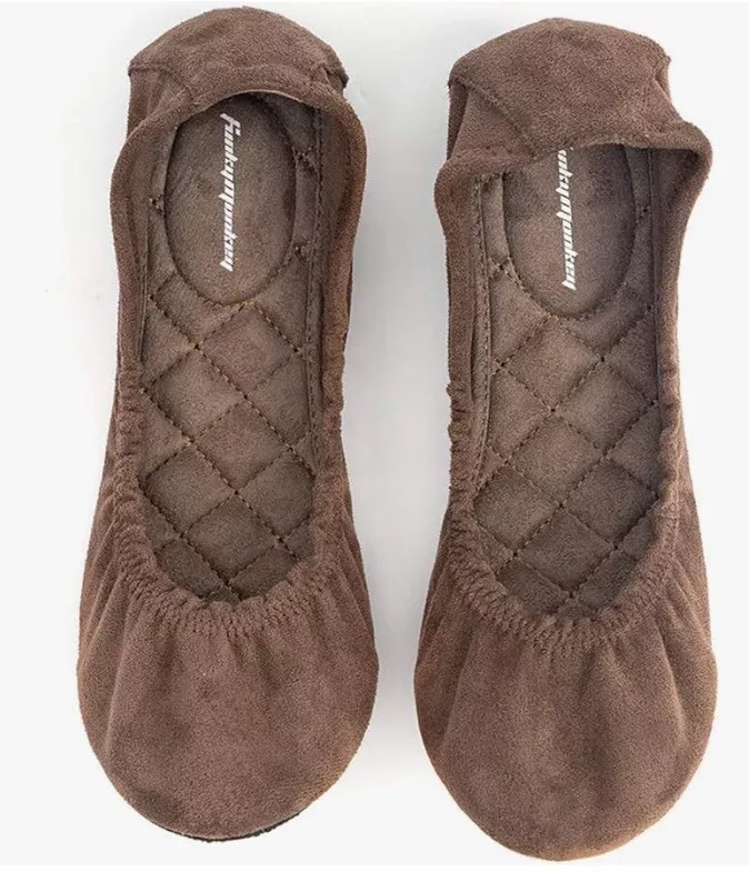 Heva Foldable Ballet Pump Shoes Women’s Girls Uk 3.5 Size Eu36 brown - view 1 of 5