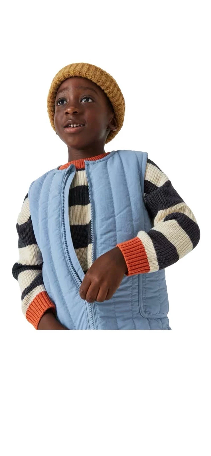 John Lewis Boys Summer Gilet Jacket Coat Cool Blue BRAND NEW with tags thumbnail 5 of 7