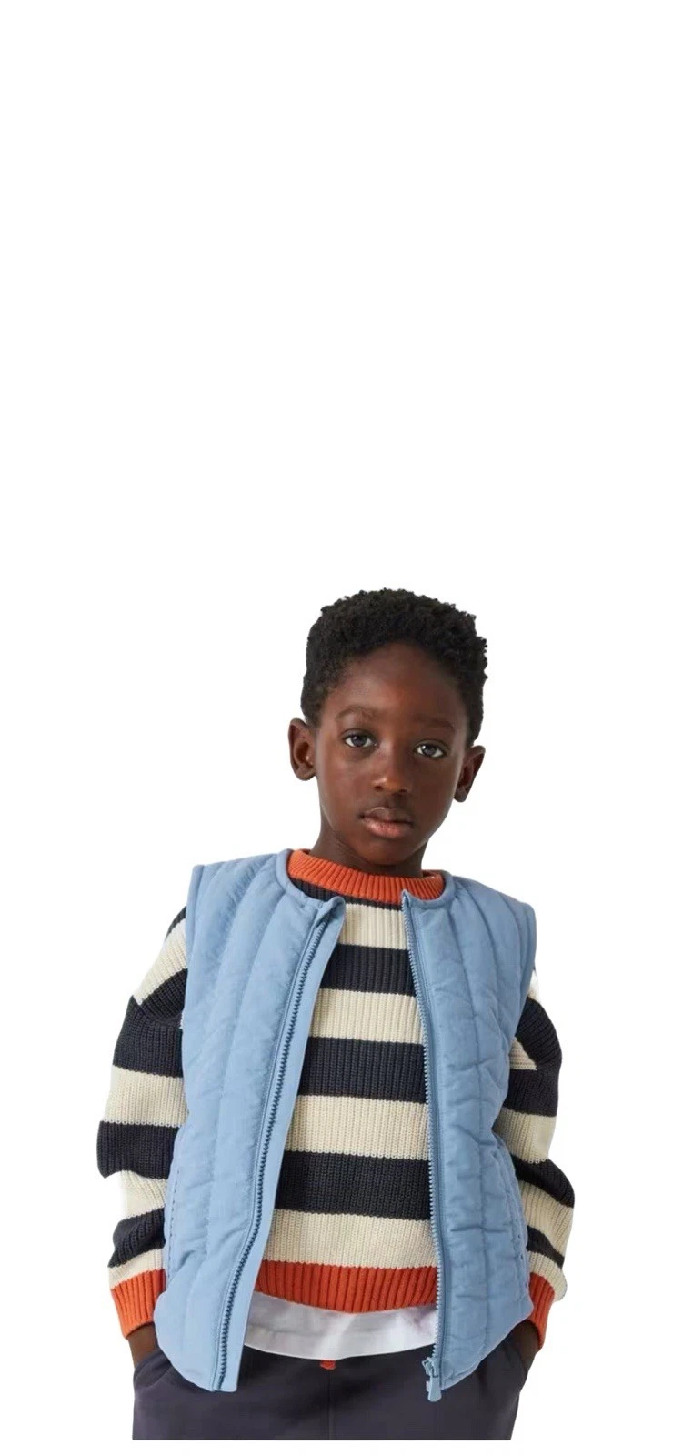 John Lewis Boys Summer Gilet Jacket Coat Cool Blue BRAND NEW with tags thumbnail 3 of 7