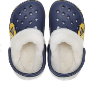 Children's Fur Lined Croc Mules Rubber Clogs Eu 28 Junior Size 10 Boys Beach