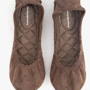 Heva Foldable Ballet Pump Shoes Women’s Girls Uk 3.5 Size Eu36 brown