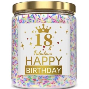 Birthday Candle 18th Birthday Candle Gardenia Aroma Birthday Sprinkle Style Gift